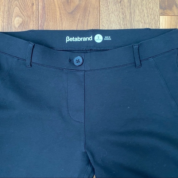 Betabrand Dress Pant Yoga Pants Boot Cut Classic in Black , Small Petite - Picture 10 of 13